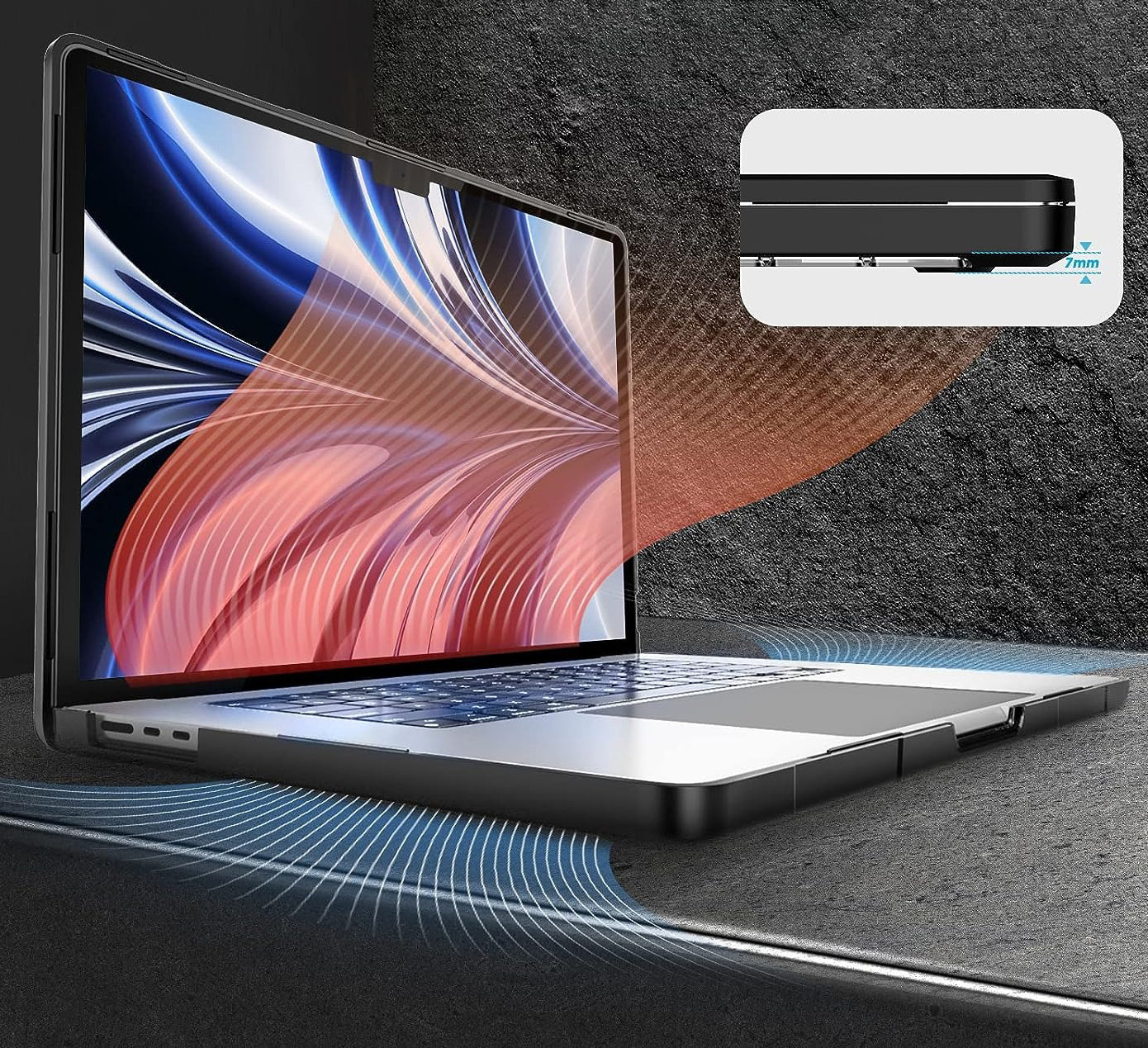 Etui pancerne Supcase Unicorn Beetle do Apple MacBook Air 15 203